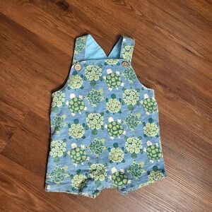 Mud Pie Green and Blue Overalls